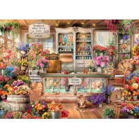 RAVENSBURGER Puzzle Romantické květinářství 1000 dílků