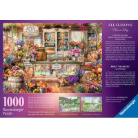 RAVENSBURGER Puzzle Romantické květinářství 1000 dílků