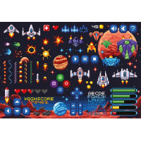 INTERDRUK Puzzle se samolepkami Hra 250 dílků