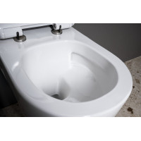 Bruckner LUNA závěsná WC mísa, Vortex Rimless, 35, 5x49cm, bílá 201.331.4