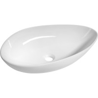 Sapho OVALI keramické umyvadlo 61x34cm, bílá TU0721