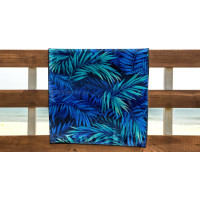 Rychleschnoucí plážová osuška 210x75 cm - Blue Passion