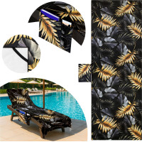 Rychleschnoucí plážová osuška 210x75 cm - Golden Palms