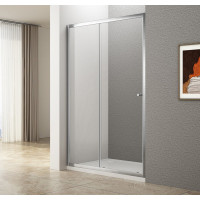 Aqualine UGGA posuvné sprchové dveře 1400mm, čiré sklo ATS140