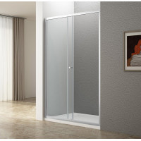 Aqualine UGGA posuvné sprchové dveře 1100mm, čiré sklo ATS110