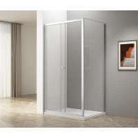 Aqualine UGGA posuvné sprchové dveře 1100mm, čiré sklo ATS110