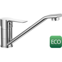 Bruckner BARON ECO 3, 8 l/min, stojánková dřezová baterie, 186mm, otočné ramínko, chrom 612.050.11