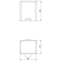 Sapho Odpadkový koš 5l, Soft Close, nerez mat DR101