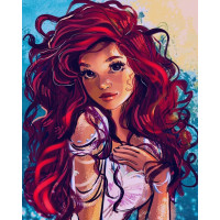 NORIMPEX Diamantové malování Dívka s hnědýma očima 30x40cm