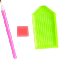 NORIMPEX Diamantové malování Koloušci v zasneženém lese 30x40cm