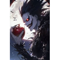 NORIMPEX Diamantové malování Ryuk 30x40cm