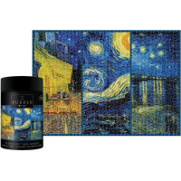 INTERDRUK Puzzle Art: Noční koláž 1000 dílků