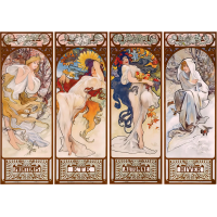 INTERDRUK Puzzle Art: Čtyři roční období 1000 dílků