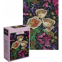 INTERDRUK Puzzle Flowers: Barevné květy 1000 dílků