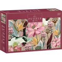 INTERDRUK Puzzle Flowers: Lotusy a Protey 1000 dílků