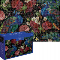 INTERDRUK Puzzle Secret Garden: Pávi mezi růžemi 1000 dílků