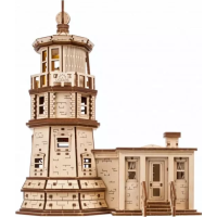 UGEARS Svítící 3D puzzle Maják Split Rock 295 dílků