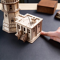 UGEARS Svítící 3D puzzle Maják Split Rock 295 dílků