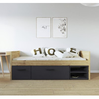 Postel VERSO - modulární - 200x90 cm - bílá