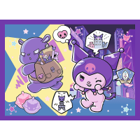 TREFL Puzzle Den s Kuromi 4v1 (35,48,54,70 dílků)