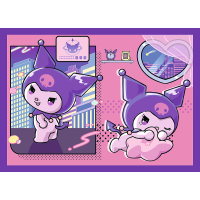 TREFL Puzzle Den s Kuromi 4v1 (35,48,54,70 dílků)