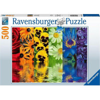 RAVENSBURGER Puzzle Květinové vzory 500 dílků