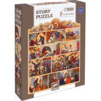 DJECO Puzzle s příběhem Král Artuš 100 dílků
