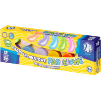 ASTRA Temperové barvy 12x20ml pastelové
