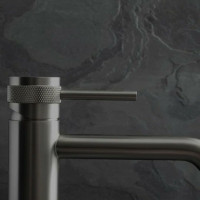 Umyvadlová baterie MAXMAX Rea LUNGO GRIP - nízká - gun grey