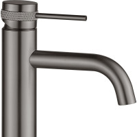 Umyvadlová baterie MAXMAX Rea LUNGO GRIP - nízká - gun grey