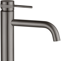 Umyvadlová baterie MAXMAX Rea LUNGO GRIP - vysoká - gun grey