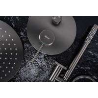 Sprchová podomítková souprava MAXMAX Rea LUNGO GRIP - gun grey