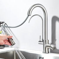 Kuchyňská baterie Rea ECO FRESH - broušený nikl