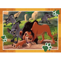 RAVENSBURGER Puzzle Disney: Lví král 4x42 dílků