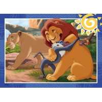 RAVENSBURGER Puzzle Disney: Lví král 4x42 dílků
