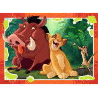 RAVENSBURGER Puzzle Disney: Lví král 4x42 dílků