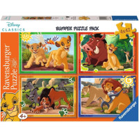 RAVENSBURGER Puzzle Disney: Lví král 4x42 dílků