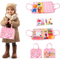 2Kids Toys Senzorická busy kniha Jedonorožec 1
