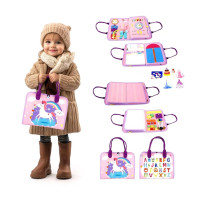 2Kids Toys Senzorická busy kniha Jedonorožec 2