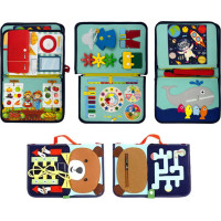 2Kids Toys Senzorická busy kniha Medvídek