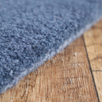 Ručně všívaný kusový koberec Asra wool modrá