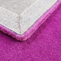 Ručně všívaný kusový koberec Asra wool lila