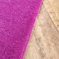 Ručně všívaný kusový koberec Asra wool lila