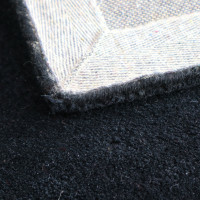 Ručně všívaný kusový koberec Asra wool černá