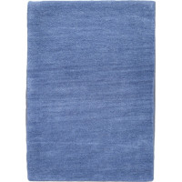 Ručně všívaný kusový koberec Asra wool modrá