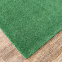Ručně všívaný kusový koberec Asra wool sv. zelená