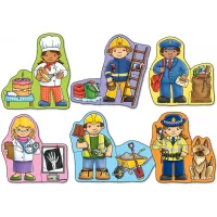 Orchard Toys Puzzle - Čím budu 6 x 3 dílky