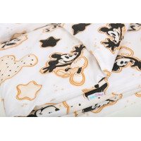 Dětské bavlněné povlečení do postýlky 120x90 cm BABYMAM PREMIUM - Myšák Miki
