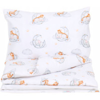 Dětské bavlněné povlečení do postýlky 120x90 cm BABYMAM PREMIUM - Sladké sny