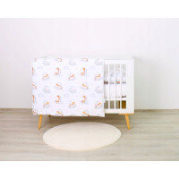 Dětské bavlněné povlečení do postýlky 120x90 cm BABYMAM PREMIUM - Sladké sny